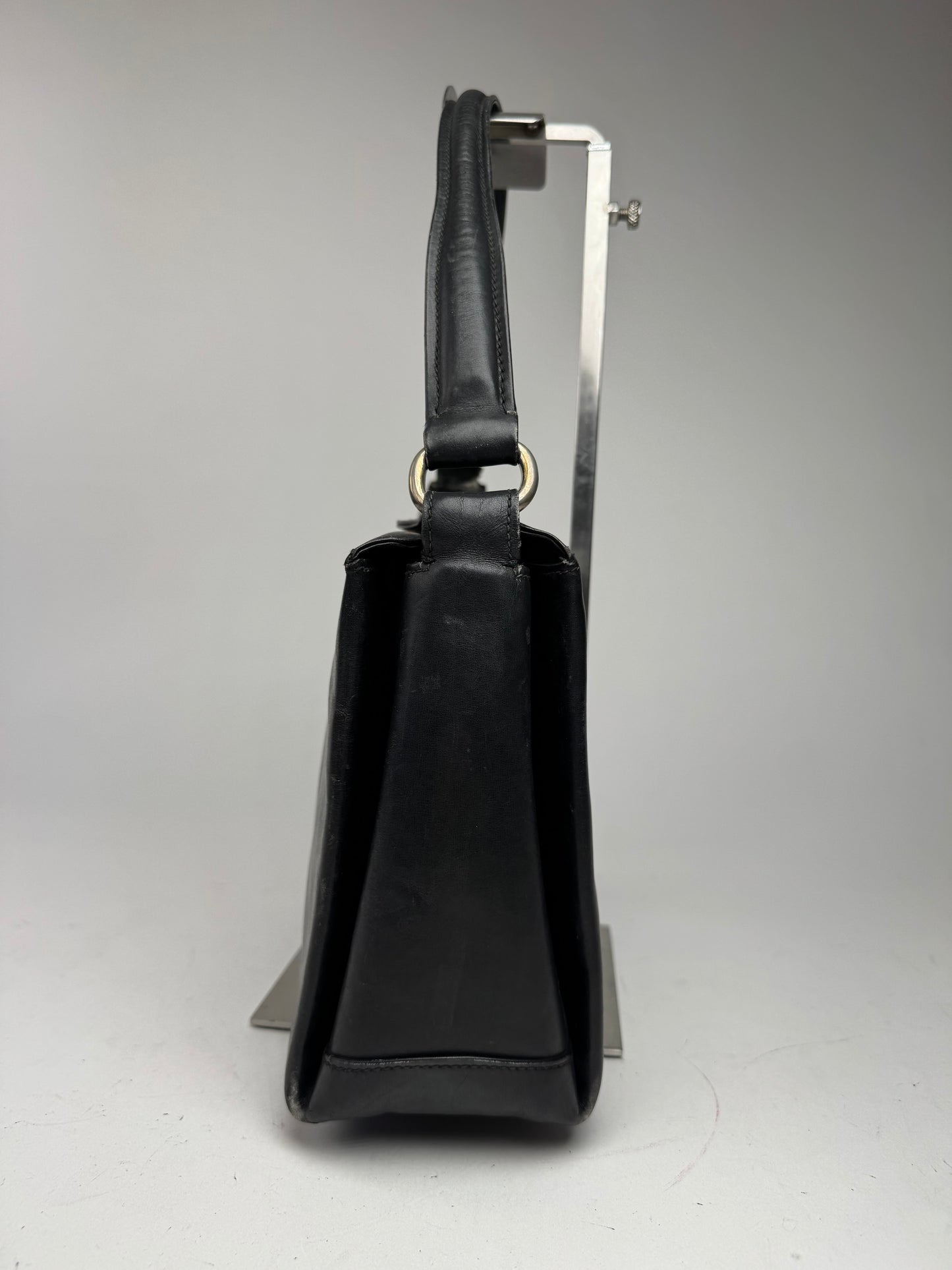 Vintage Gucci Leather Bag Black