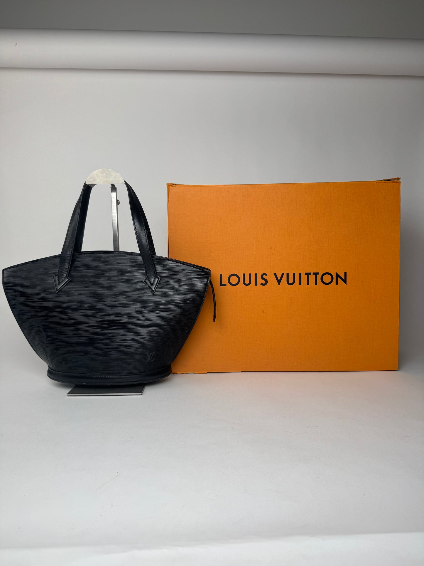 Vintage Louis Vuitton Saint Jacques Bag EPI Leather black