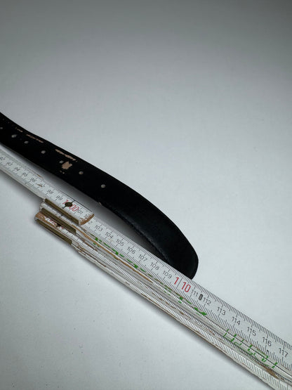 Vintage Givenchy Leather Belt Black