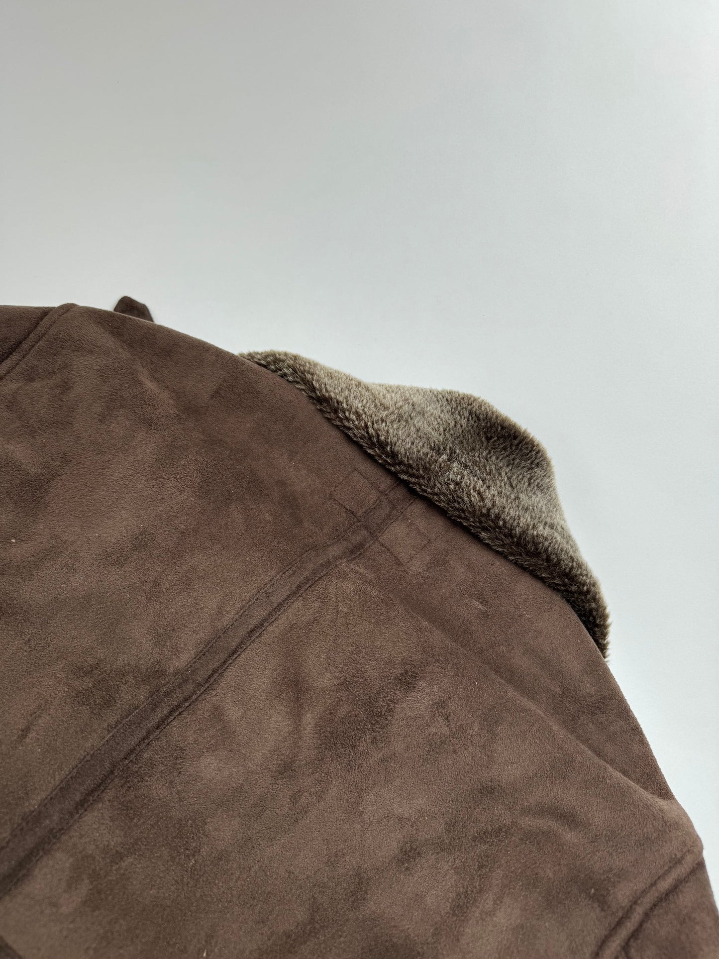 Vintage Kansai Yamamoto Leather Fur Jacket 40/L Unisex Brown