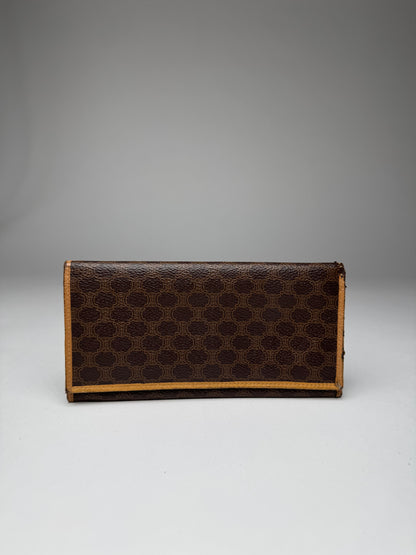 Vintage Celine Paris Leather Monogram ID Holder