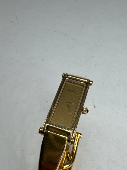 Vintage Gucci Horsebit Watch steel golden