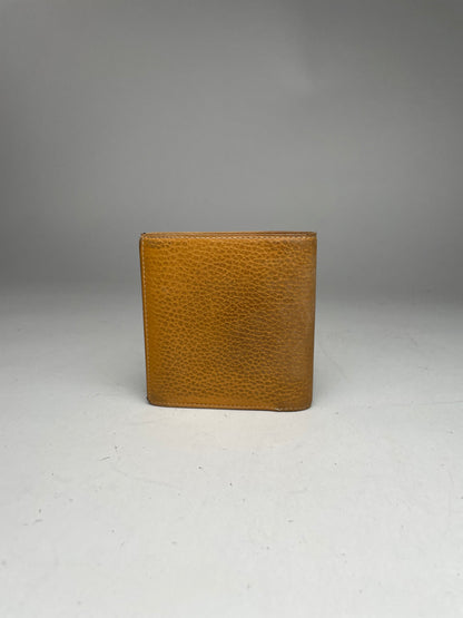 Portefeuille vintage Loewe Puzzle en cuir orange