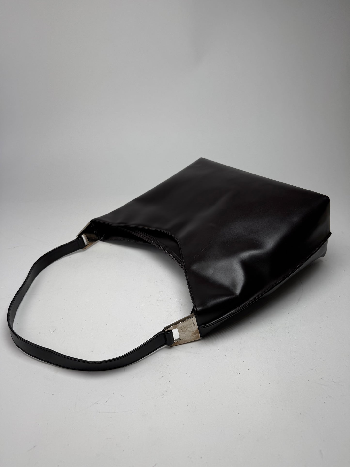 Vintage Gucci Leather Bag Purple