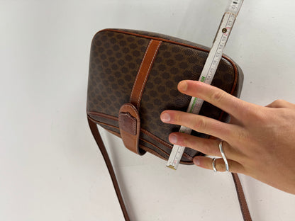 Vintage Celine Paris Triomphe Leather Monogram Bag