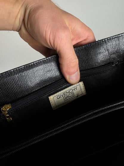 Vintage  Givenchy 4G Leather Bag Black
