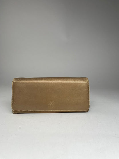 Vintage Loewe Madrid Puzzle Leather Wallet Golden