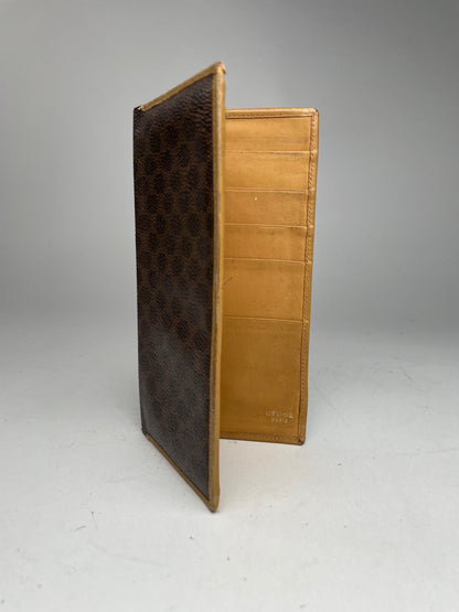 Vintage Celine Paris Leather Monogram ID holder