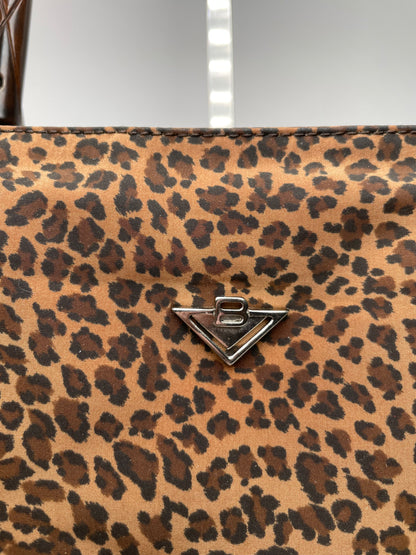 Vintage Bottega Veneta Campana Bag Leopard