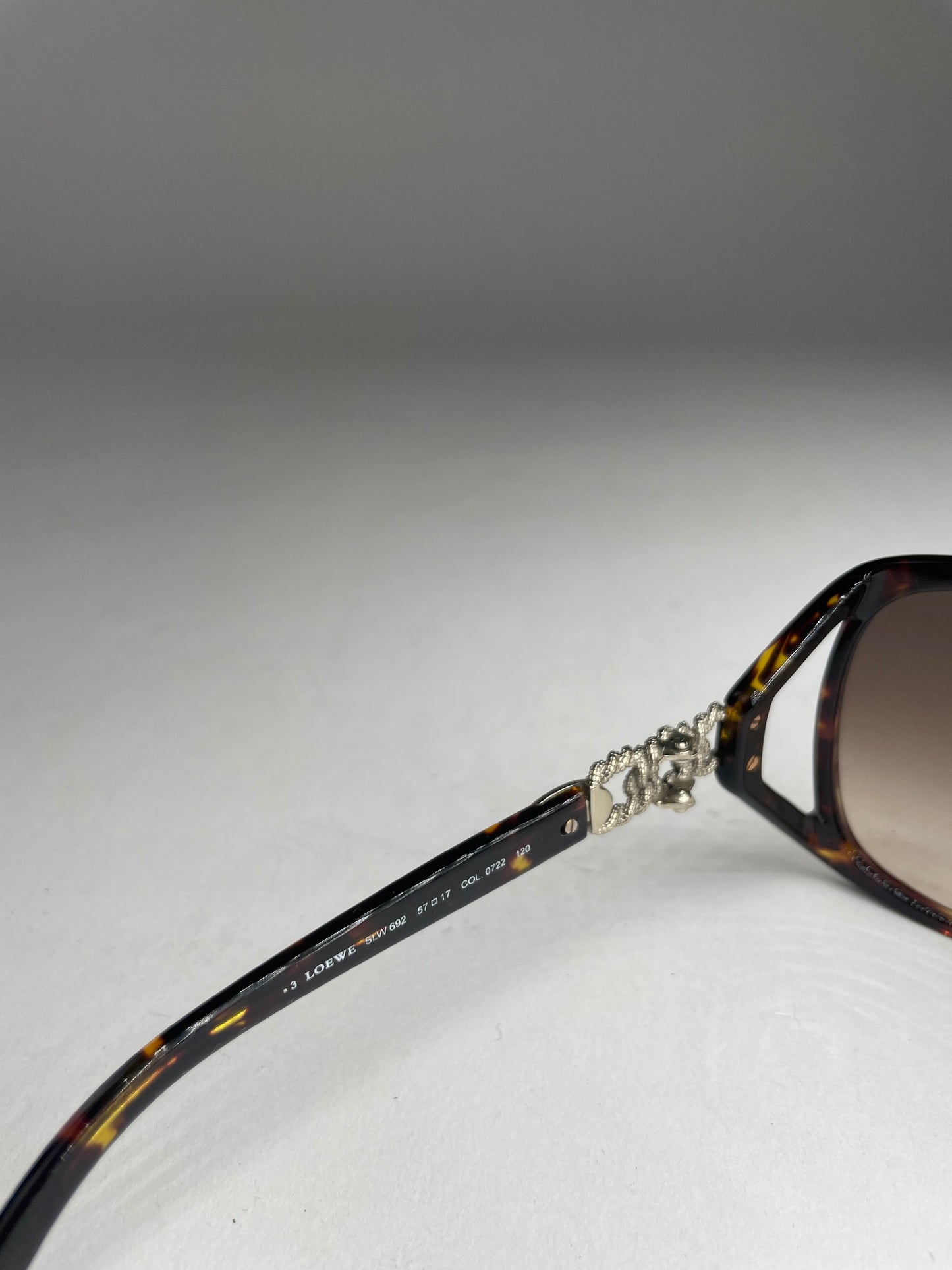 Vintage Loewe Madrid Oversized Sunglasses Brown