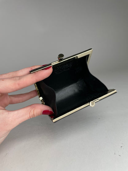 Vintage Balenciaga Leather card Holder Black