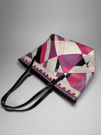 Vintage Emilio Pucci Leather Shopper
