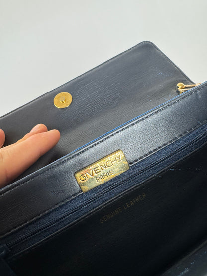 Vintage Givenchy 4G leather Bag Blue
