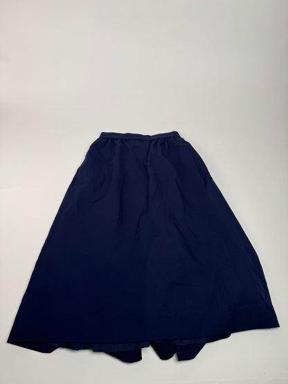 Vintage Dior Wool Skirt Navy M