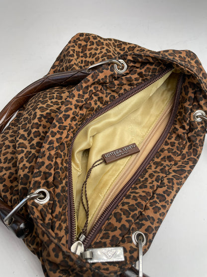 Vintage Bottega Veneta Campana Bag Leopard