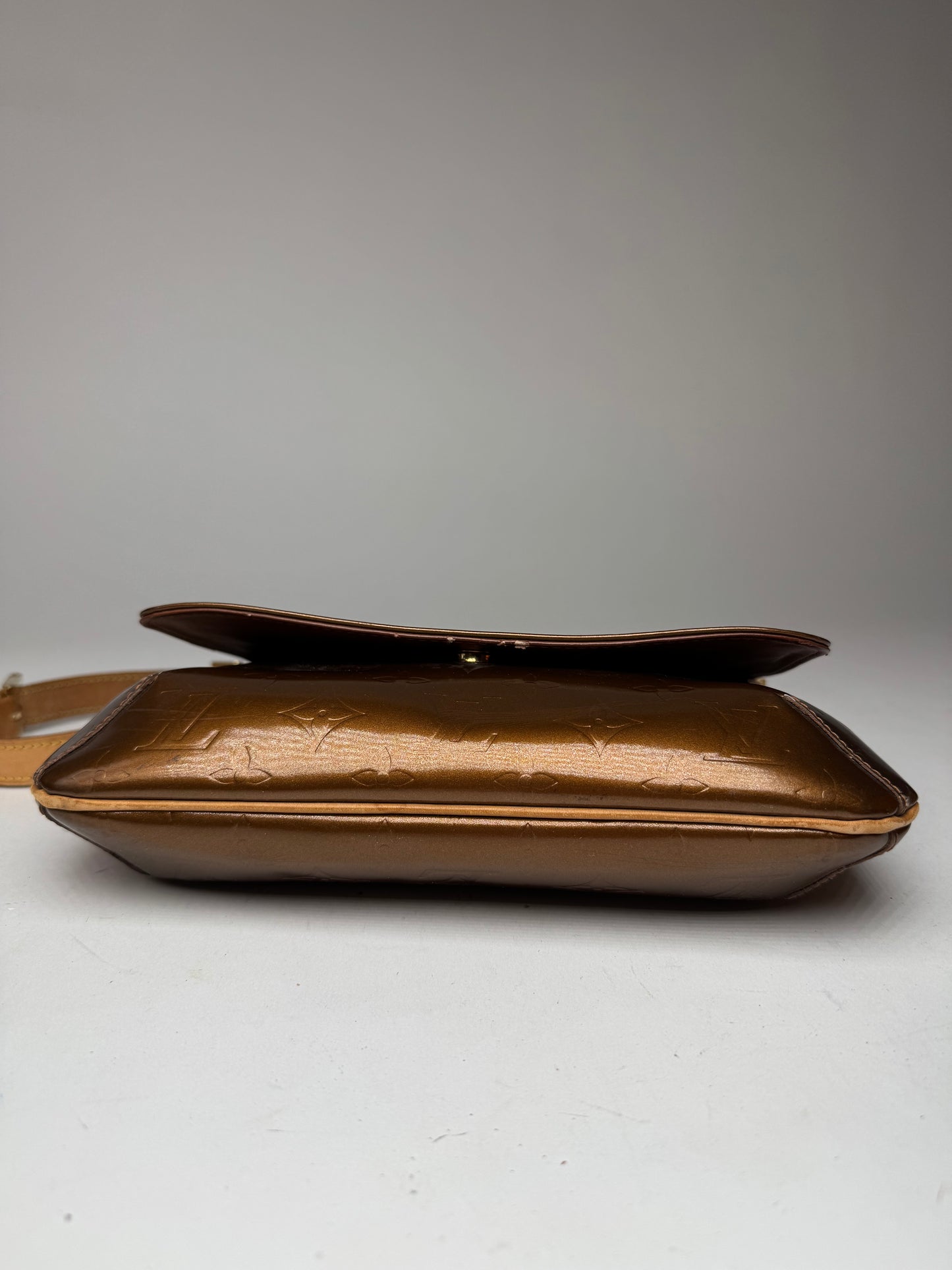 Vintage Louis Vuitton Vernis Leather Bag Brown