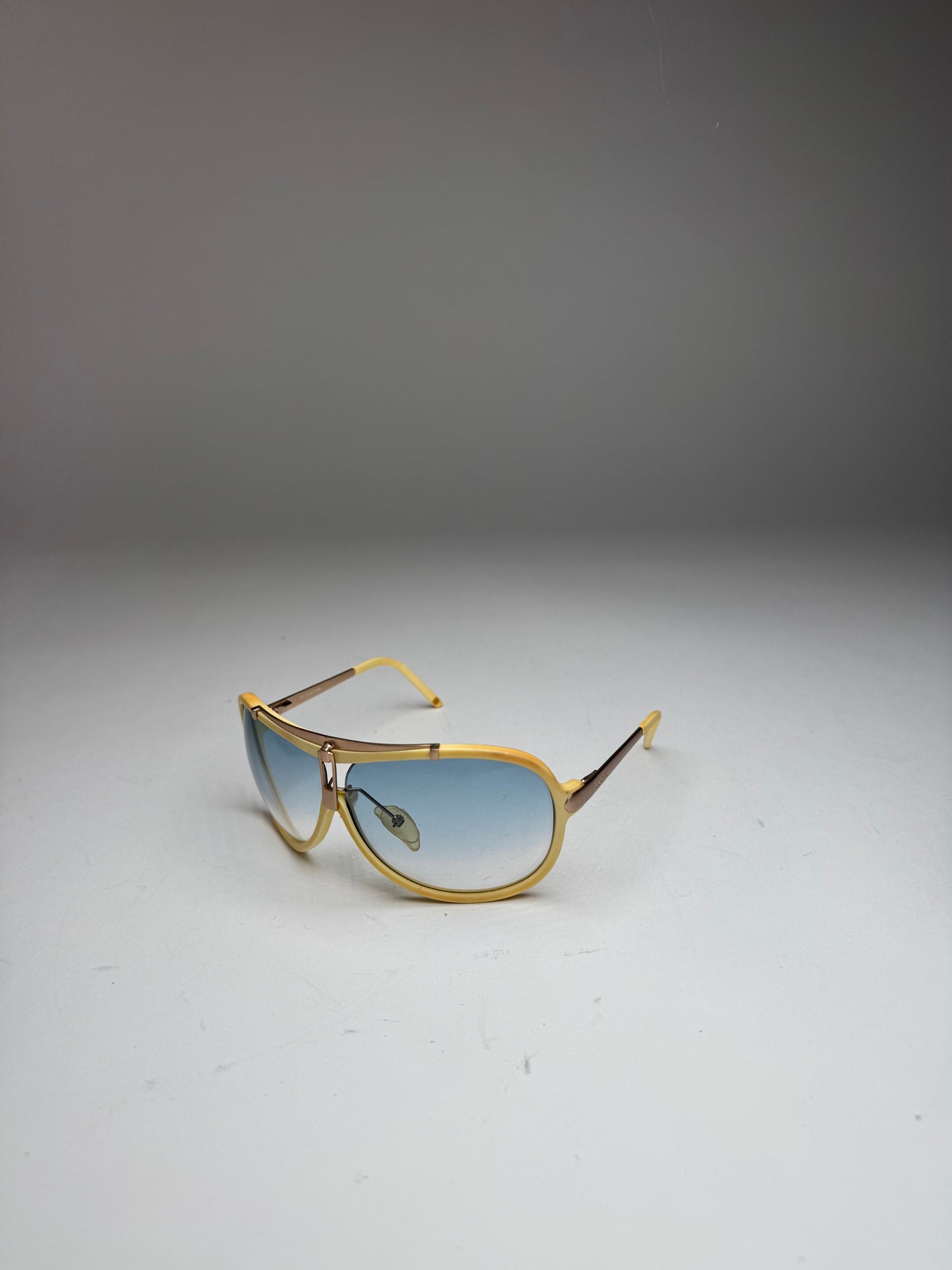 Vintage Loewe Madrid Aviator Sunglasses white