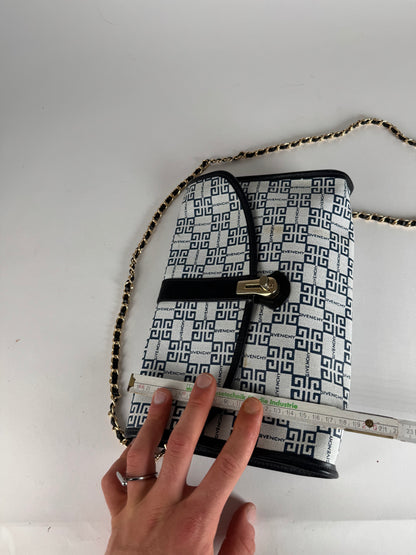 Vintage Givenchy Paris 4G Monogramm Leather Bag