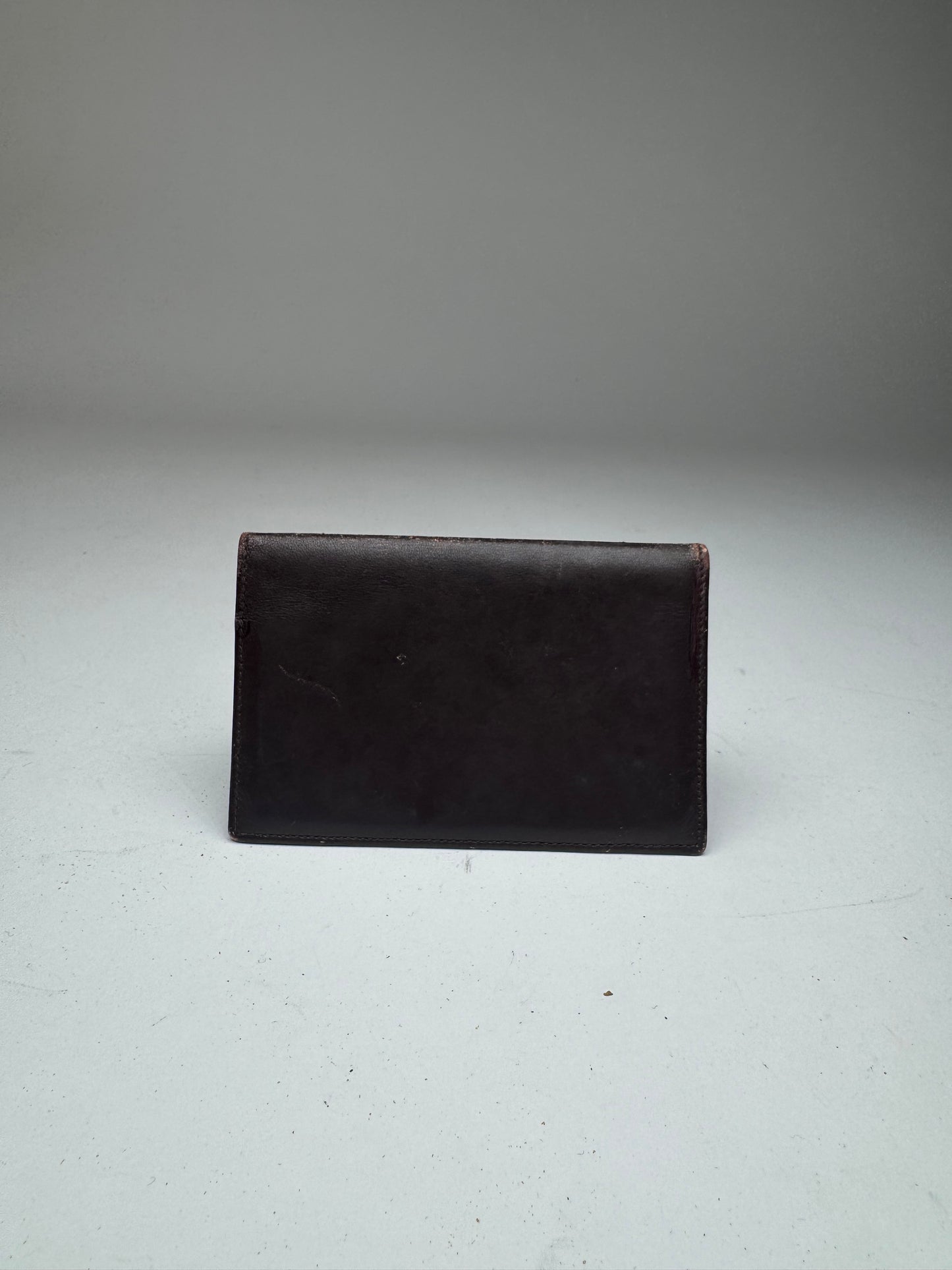 Vintage Givenchy Leather Card Holder Brown
