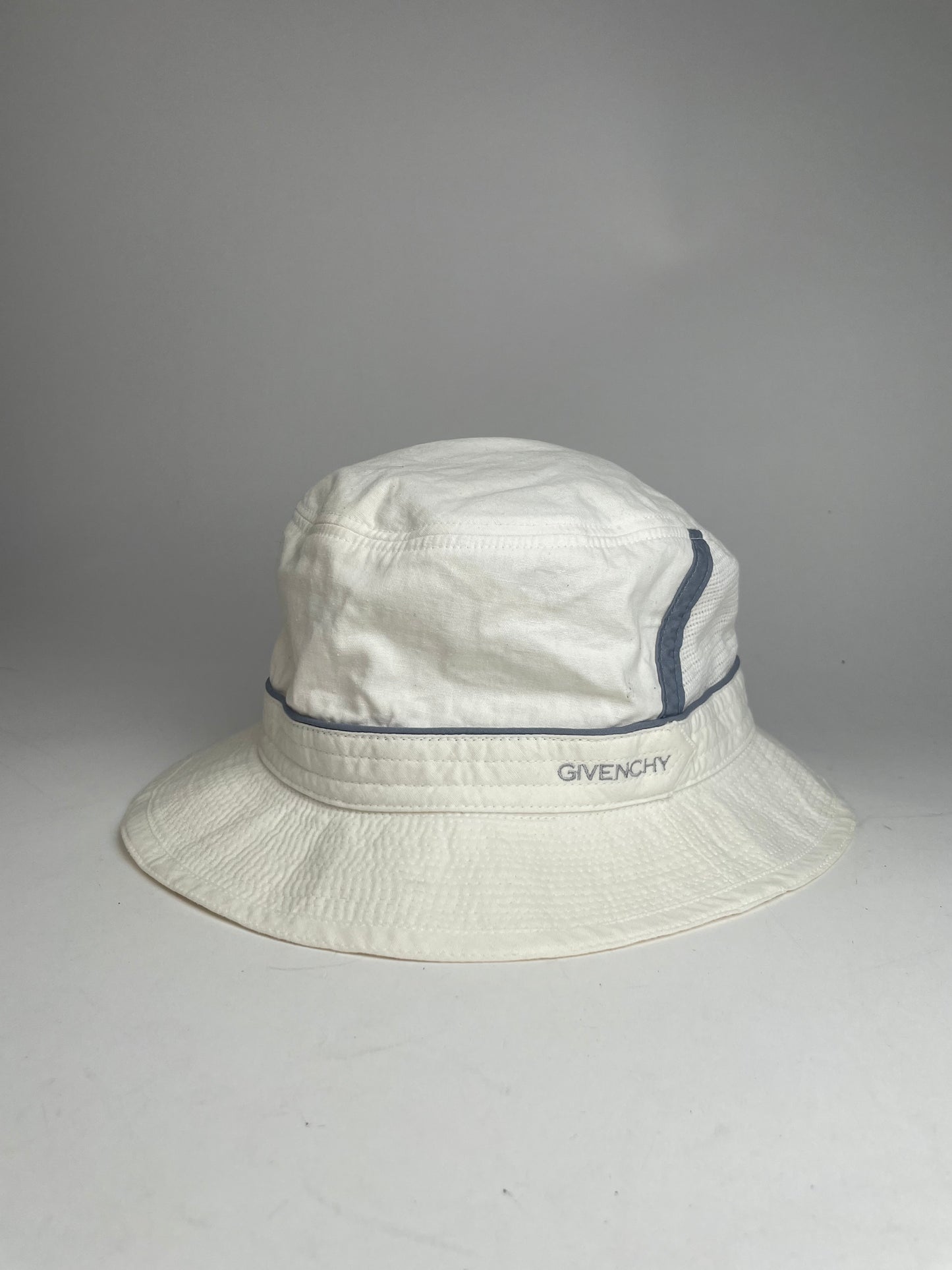 Vintage Givenchy Canvas Bucket Hat Unisex White