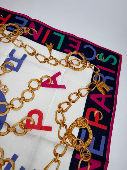Vintage Celine Paris Silk Scarf