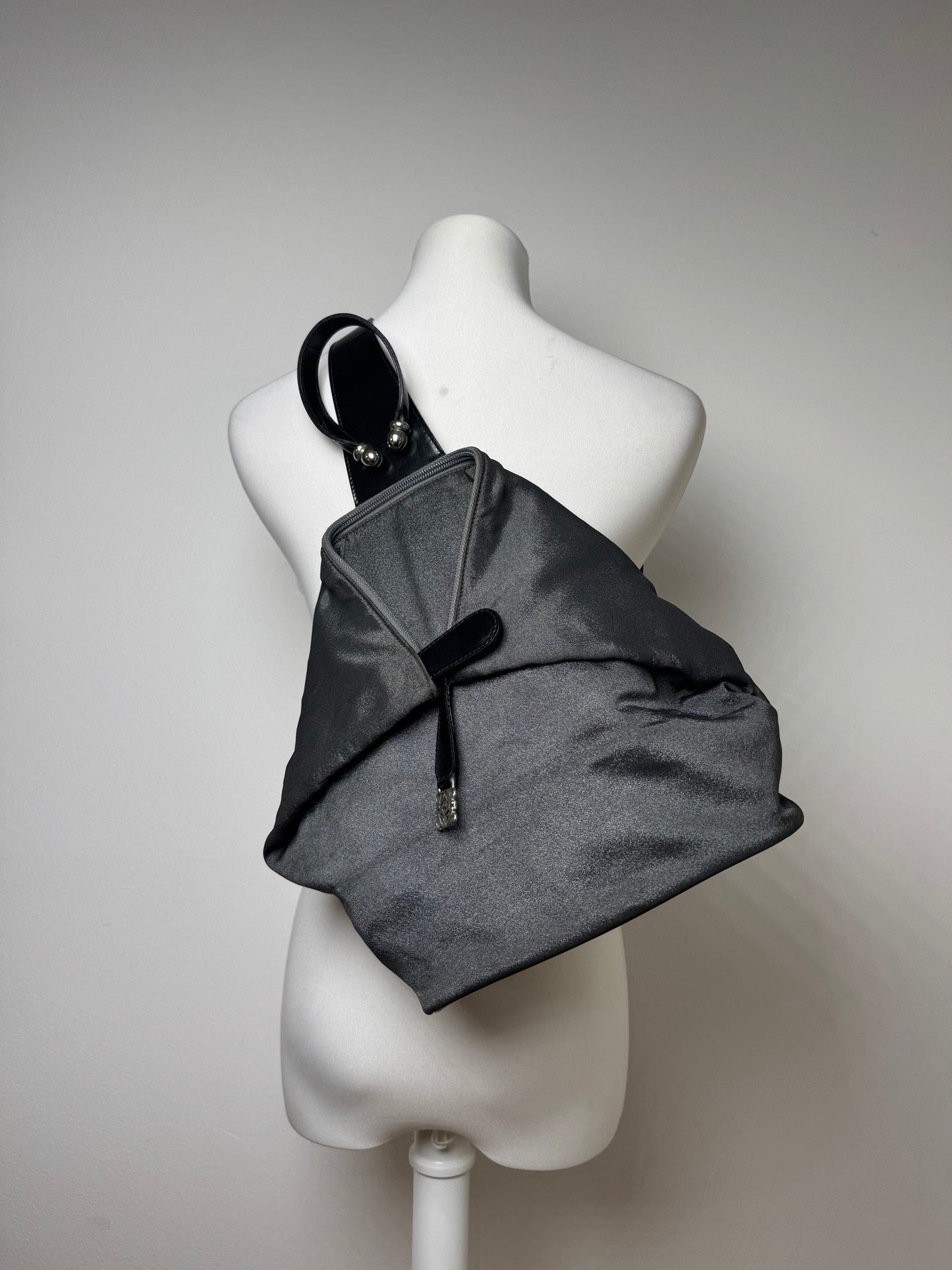 Vintage Loewe Madrid Leather Crossbody Bag / Backpack