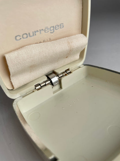 Vintage Courreges Tie / Money Clamp Silver