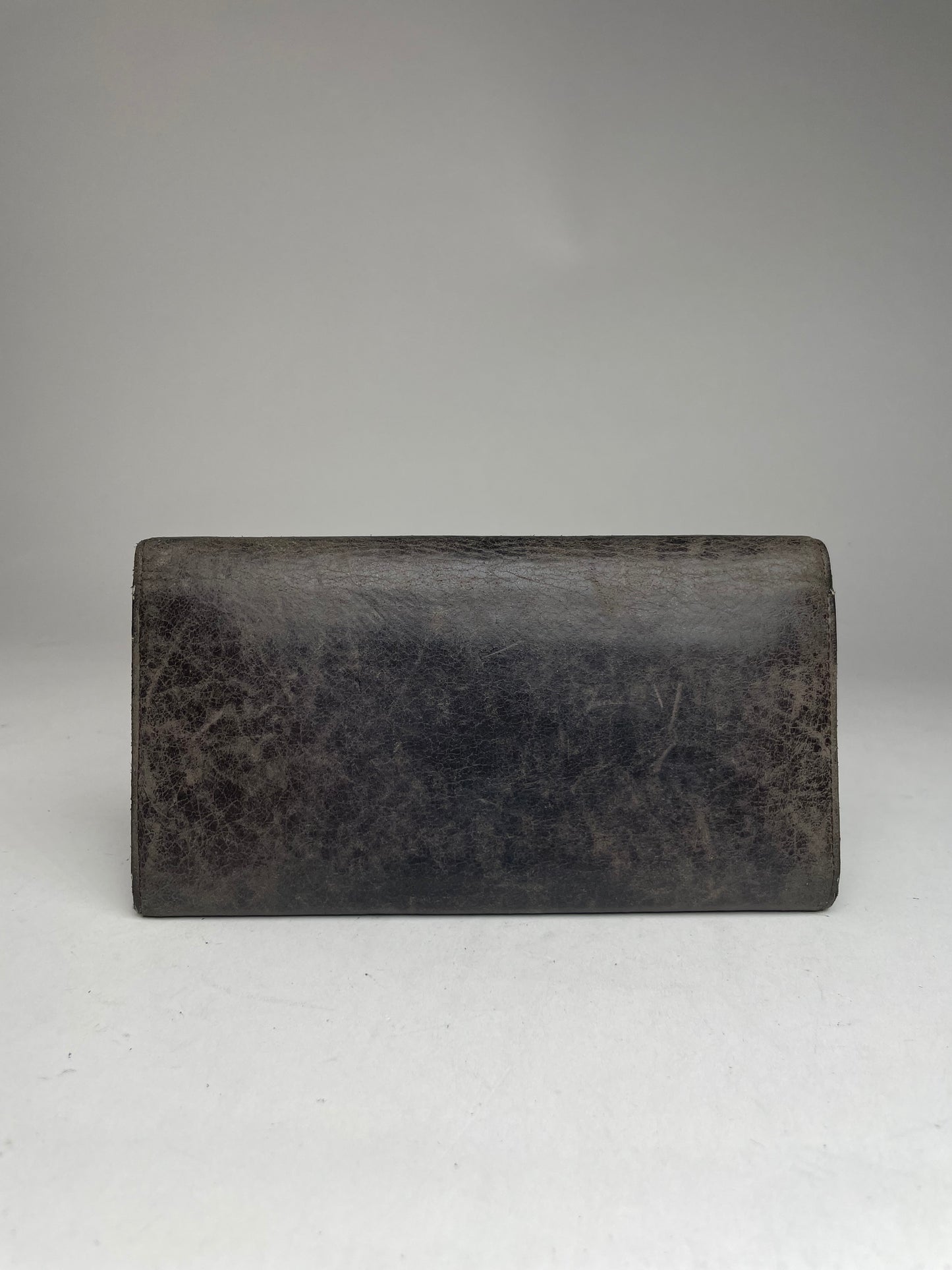 Vintage Balenciaga Leather City Wallet Anthracite