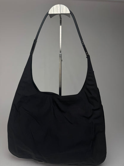 Vintage Gucci Canvas / Leather bag black