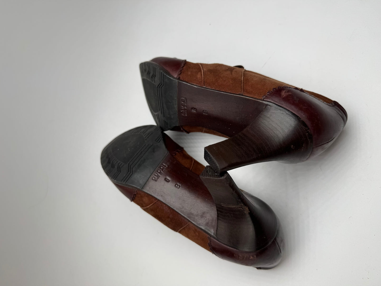 Vintage Gucci Horsebit Leather Pumps 38