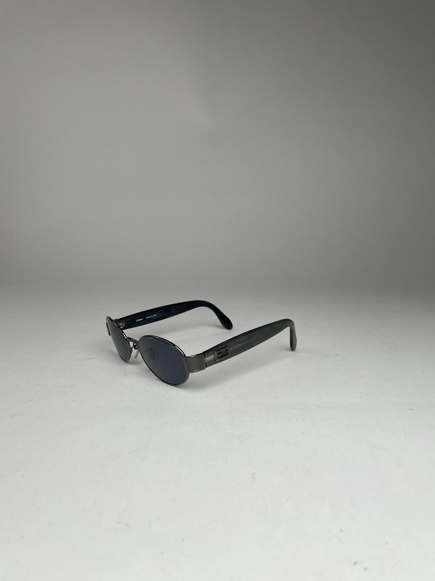 Vintage Fendi Roma Sunglasses Black / Green