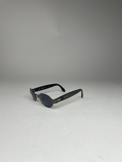Vintage Fendi Roma Sunglasses Black / Green