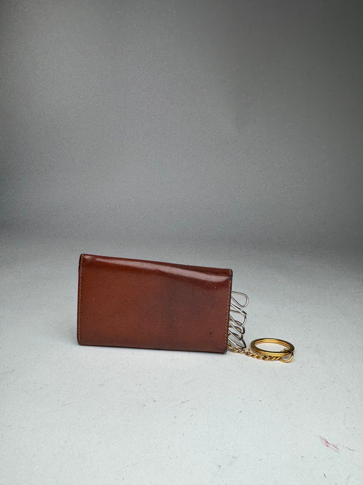 Vintage Loewe Madrid Leather Key Holder Brown
