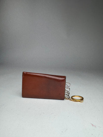 Vintage Loewe Madrid Leather Key Holder Brown