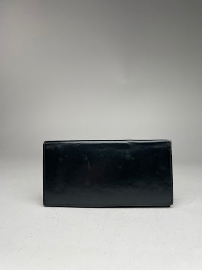 Vintage Cartier Patent Leather ID Holder black 