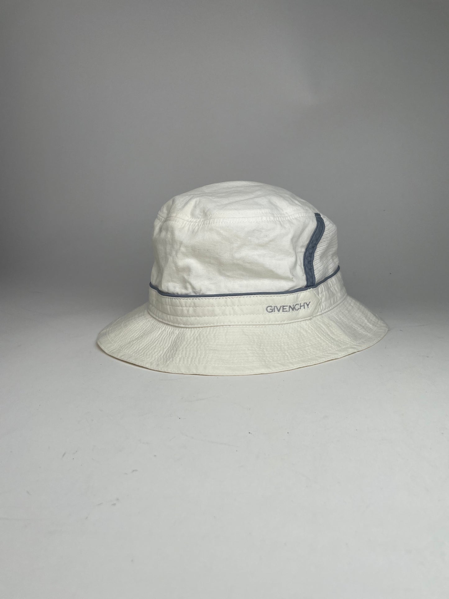 Vintage Givenchy Canvas Bucket Hat Unisex White