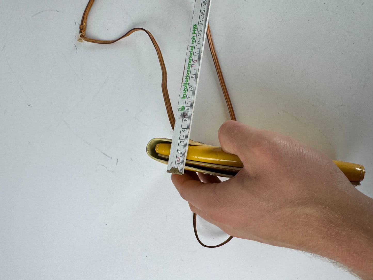 Vintage Louis Vuitton Vernis Leather Messenger Bag Yellow