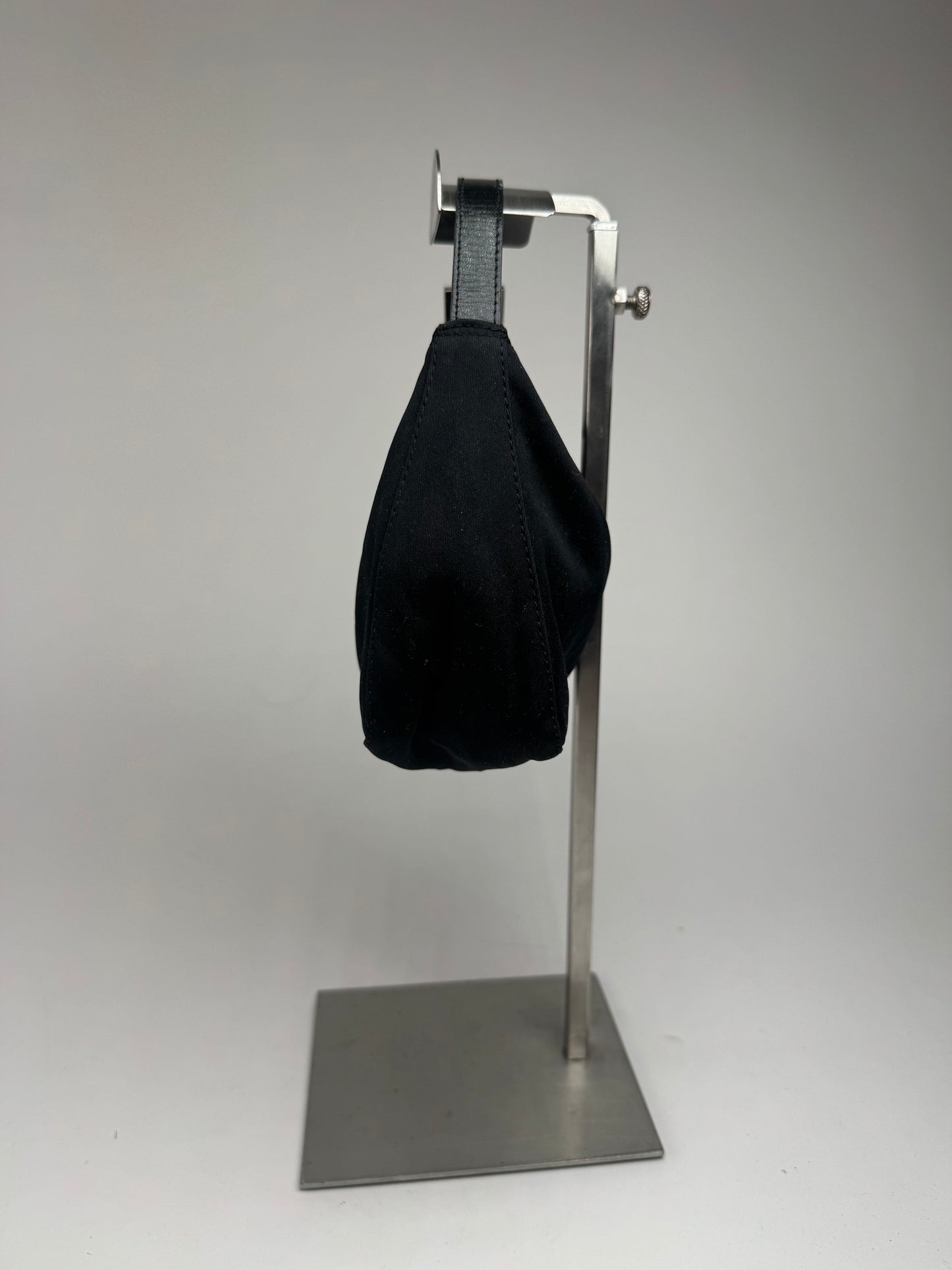 Vintage Fendi Mini Baguette Bag Canvas Black