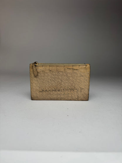 Vintage Miu Miu Leather Wallet beige