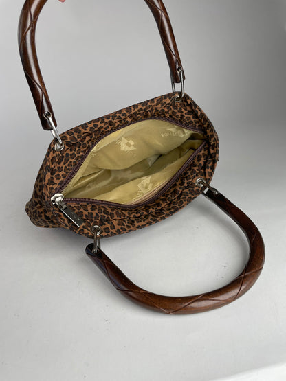 Vintage Bottega Veneta Campana Bag Leopard