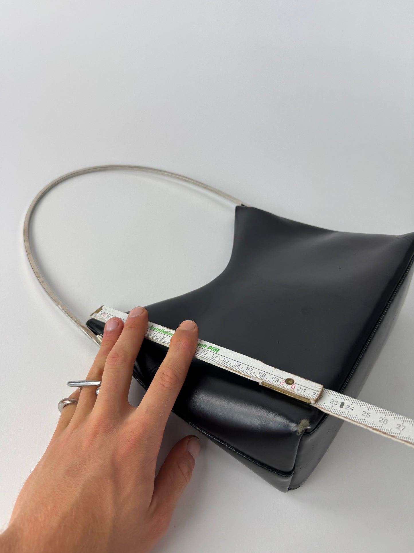 Vintage Gucci By Tom Ford Leather Bag Black