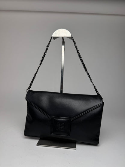 Vintage Givenchy 4G Leather Bag Black