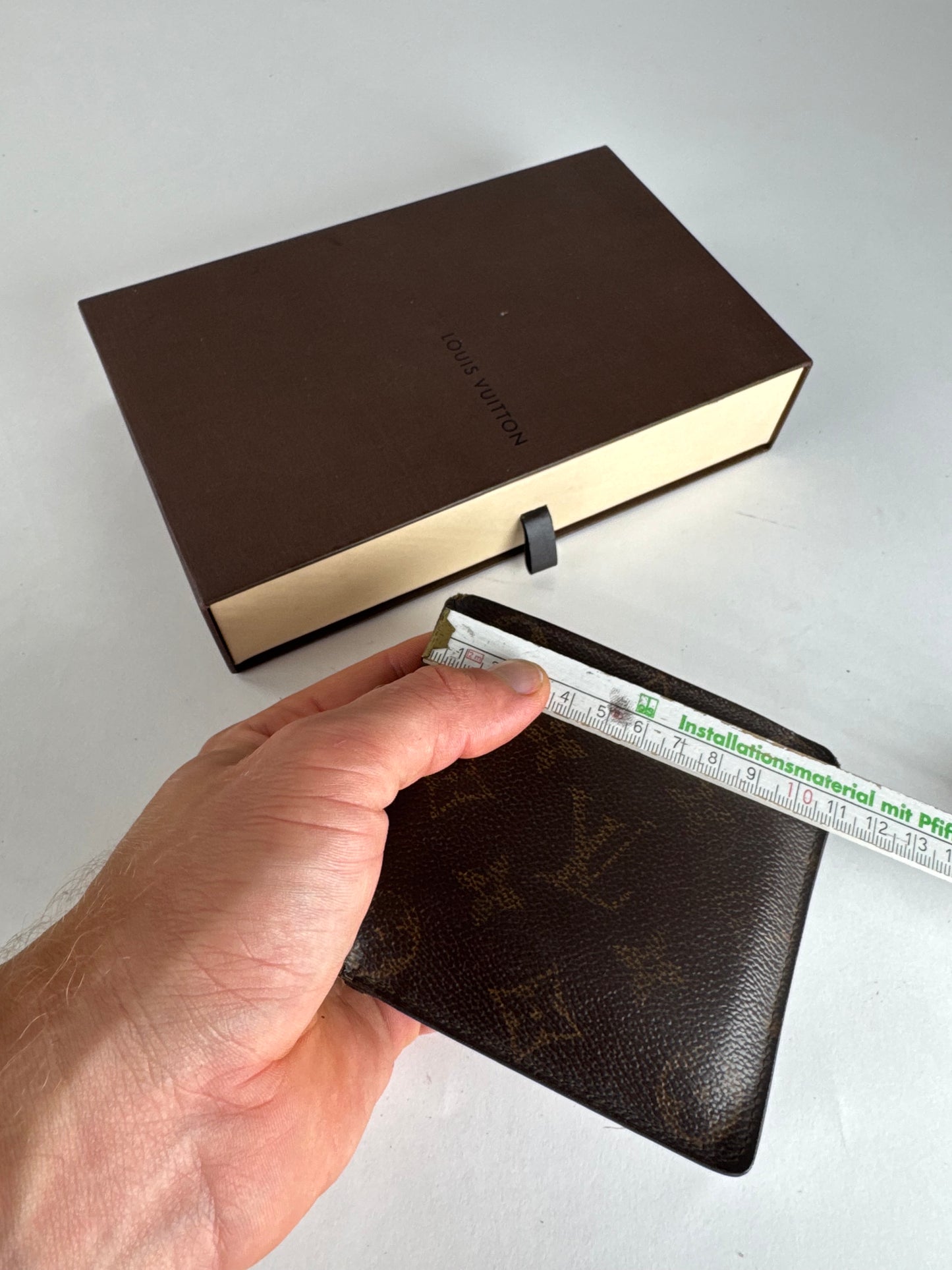 Vintage Louis Vuitton Monogram Foldable Wallet Brown