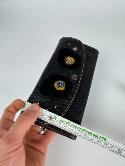 Vintage Coach Leather Wallet Black