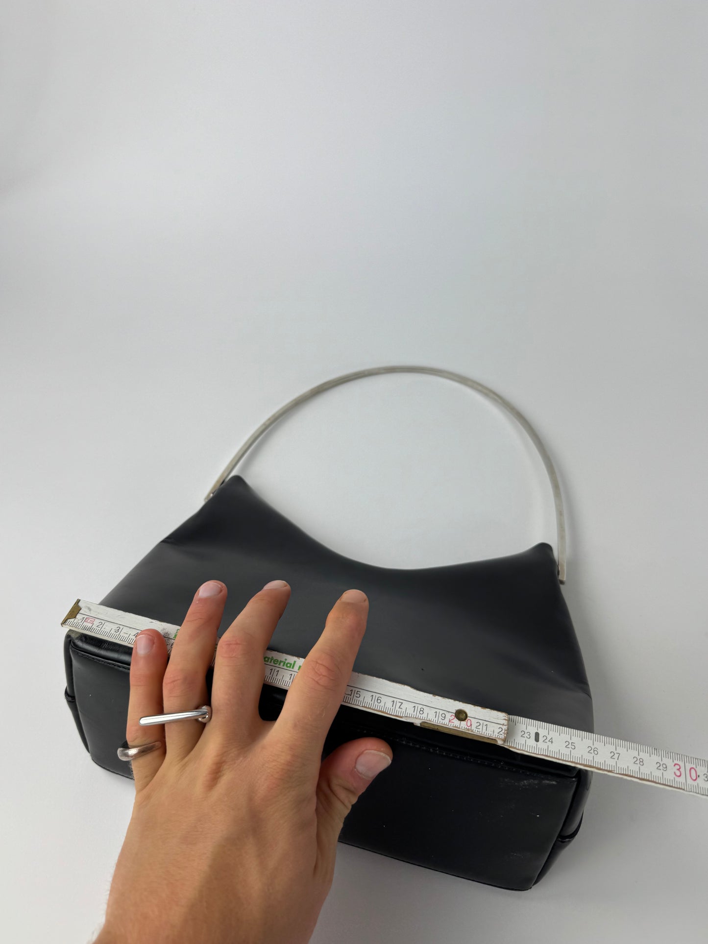 Vintage Gucci By Tom Ford Leather Bag Black