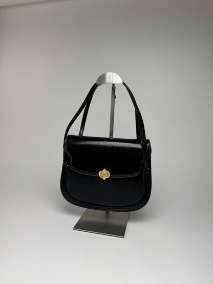 Vintage Gucci Leather Bag Black
