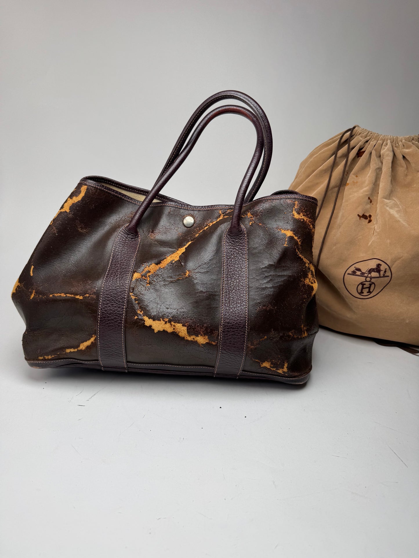 Vintage Hermes Garden Party Bag