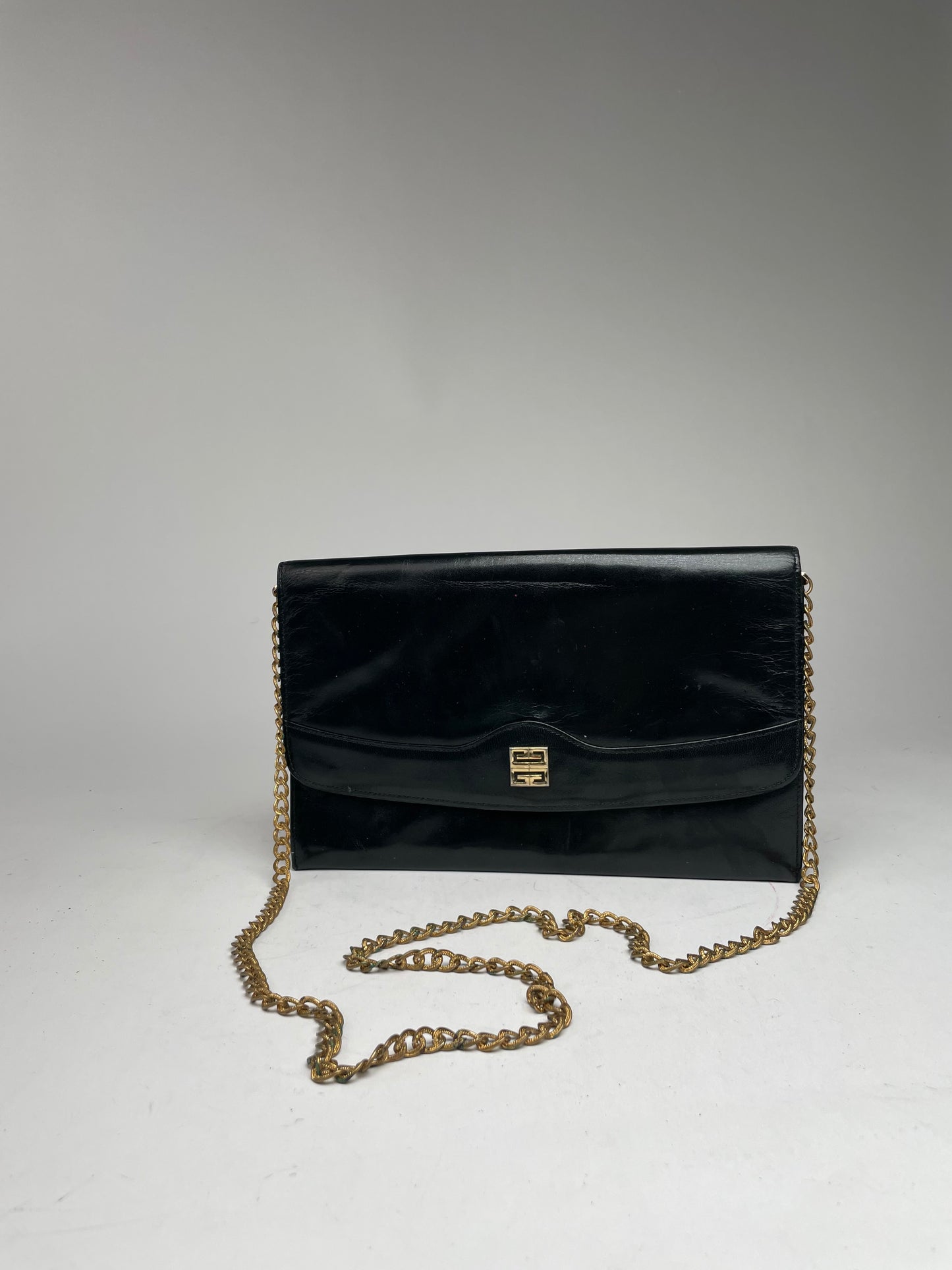 Vintage  Givenchy 4G Leather Bag black