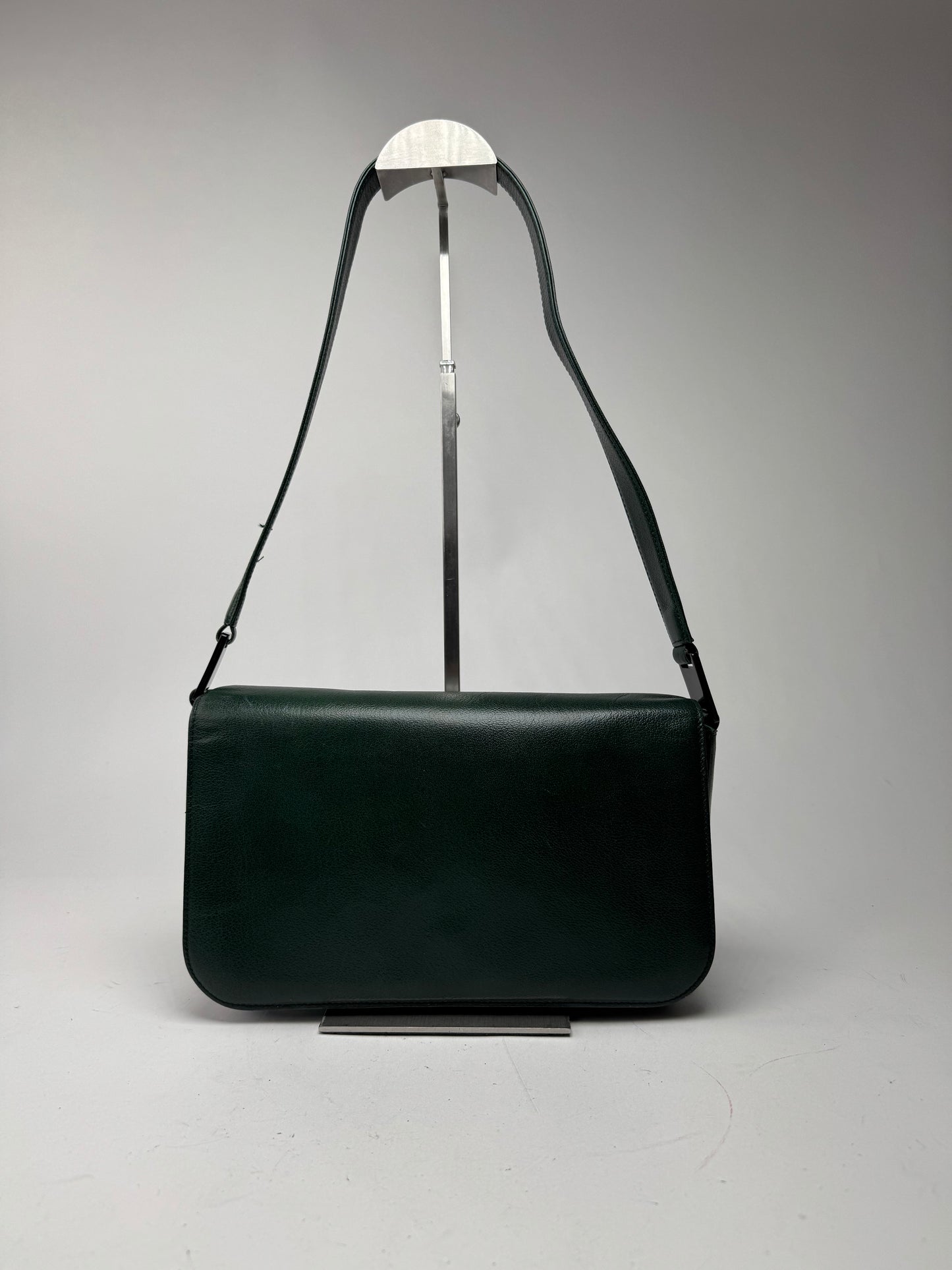 Vintage Givenchy 4G Leather Bag green