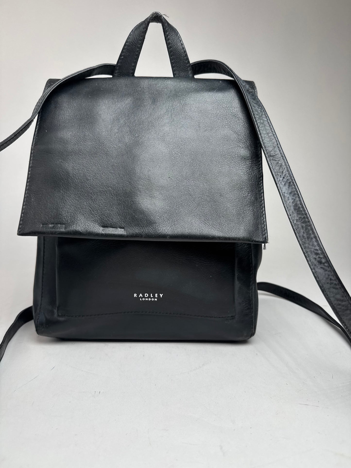 Vintage Radley London leather Backpack Black